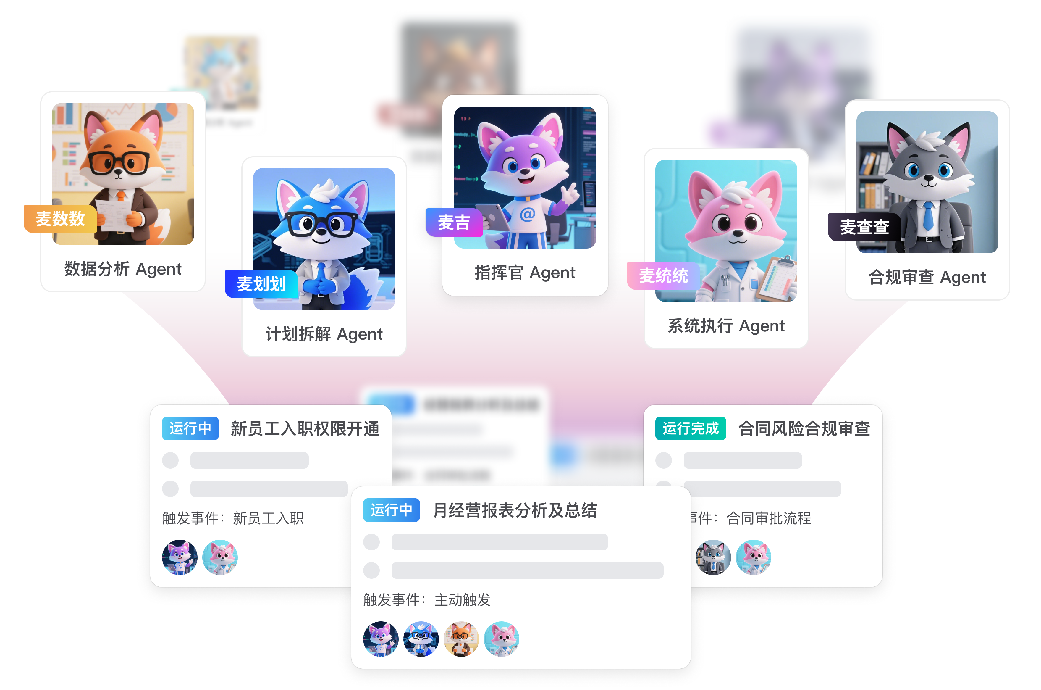 Magic Multi-Agents and Events